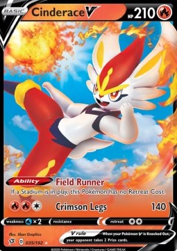 Cinderace V - Rebel Clash (Ultra Rare) [RCL-35]
