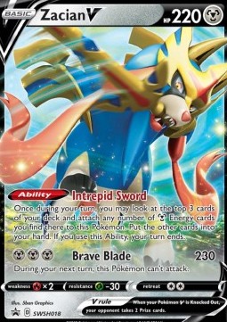 Zacian V - SWSH Black Star Promos (Promo) [018]