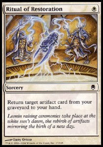 Ritual of Restoration - Darksteel (Common) [13]