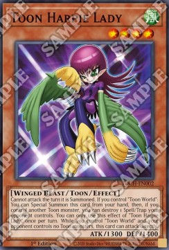 Toon Harpie Lady (V.1 - Super Rare) - Toon Chaos (Super Rare) [002]