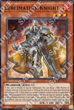 Sublimation Knight - Toon Chaos (Super Rare) [013]