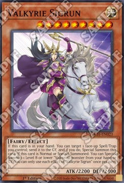 Valkyrie Sigrun - Toon Chaos (Super Rare) [023]