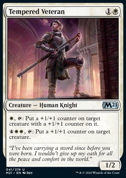 Tempered Veteran - Core 2021 (Uncommon) [41]