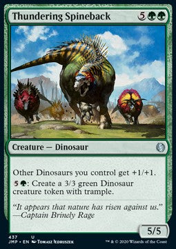 Thundering Spineback - Jumpstart (Uncommon) [437]