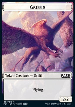 Griffin Token (White 2/2) - Core 2021: Extras (Token) [T03]