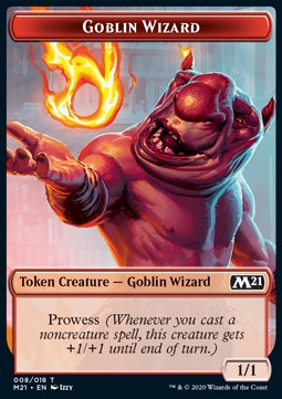 Goblin Wizard Token (Red 1/1) - Core 2021: Extras (Token) [XM21-T08]