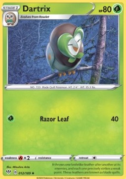 Dartrix - Darkness Ablaze (Uncommon) [DAA-12]