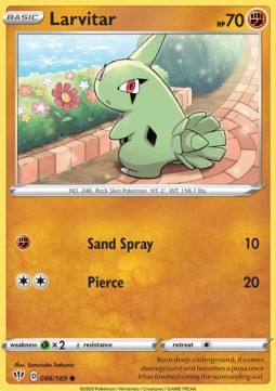 Larvitar - Darkness Ablaze (Common) [86]