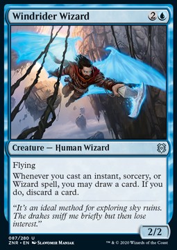 Windrider Wizard - Zendikar Rising (Uncommon) [87]