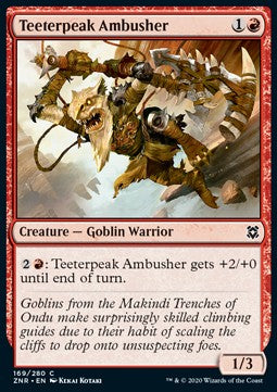 Teeterpeak Ambusher - Zendikar Rising (Common) [169]
