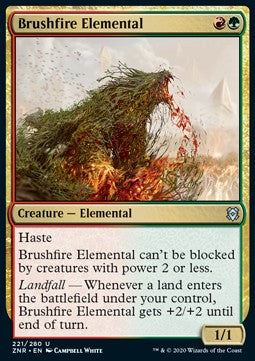 Brushfire Elemental - Zendikar Rising (Uncommon) [221]