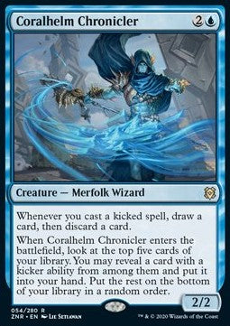 Coralhelm Chronicler - Zendikar Rising (Rare) [54]