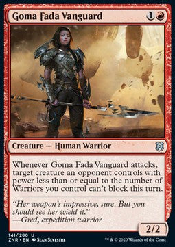 Goma Fada Vanguard - Zendikar Rising (Uncommon) [141]