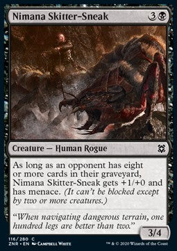 Nimana Skitter-Sneak - Zendikar Rising (Common) [116]