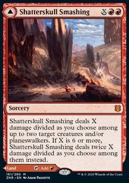 Shatterskull Smashing // Shatterskull, the Hammer Pass - Zendikar Rising (Mythic) [ZNR-161]