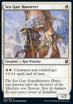Sea Gate Banneret - Zendikar Rising (Common) [36]