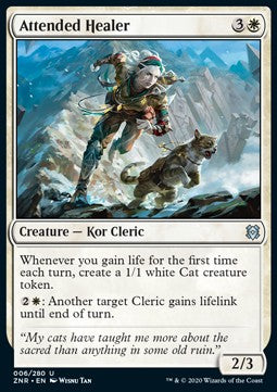 Attended Healer - Zendikar Rising (Uncommon) [6]