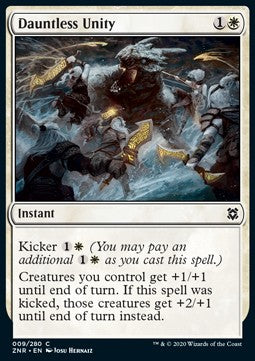Dauntless Unity - Zendikar Rising (Common) [9]