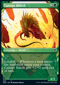 Canopy Baloth - Zendikar Rising: Extras (Common) [304]