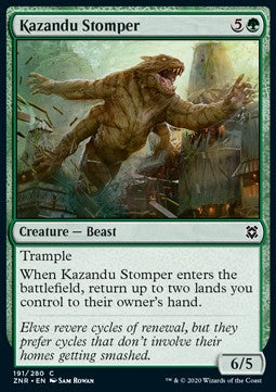 Kazandu Stomper - Zendikar Rising (Common) [191]