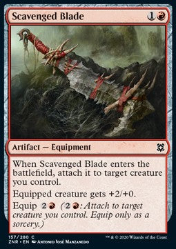 Scavenged Blade - Zendikar Rising (Common) [157]