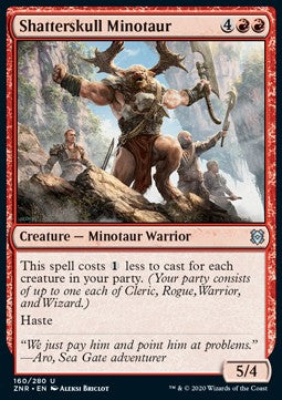 Shatterskull Minotaur - Zendikar Rising (Uncommon) [160]