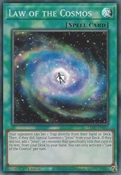 Law of the Cosmos - Legendary Duelists: Rage of Ra (Super Rare) [LED7-035]