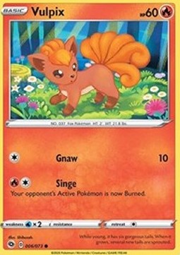 Vulpix - Champion’s Path (Common) [6]