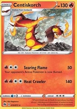 Centiskorch - Champion’s Path (Holo Rare) [10]