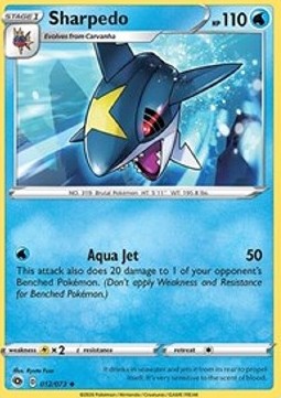 Sharpedo - Champion’s Path (Uncommon) [12]