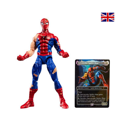 Actionfigur - Battle-Damaged Spider-Man (plus exklusive Foil-Karte)