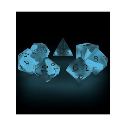 Würfelset RPG - Glow in the Dark (7)