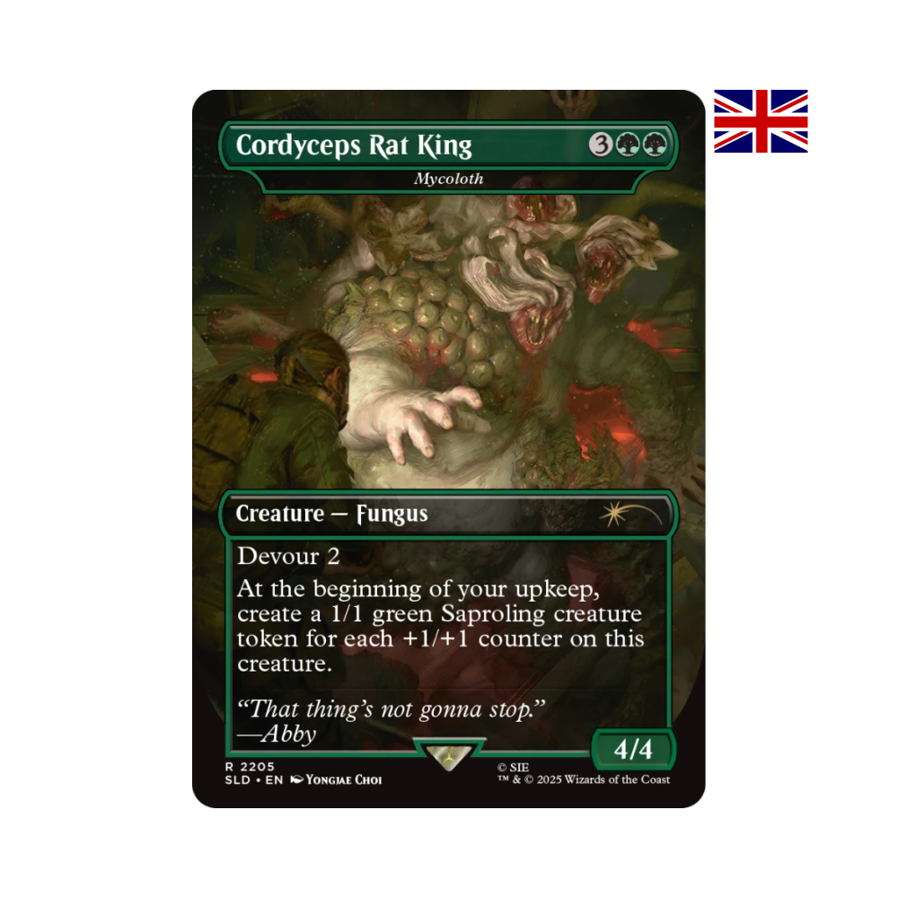 Cordyceps Rat King Mycoloth Karte – Secret Lair x PlayStation The Last of Us Part II Magic