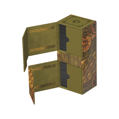 Ultimate Guard Deck Box Twin Flip’n’Tray 266+ Xenoskin „Chronicle of Victory“ aus Lorwyns Finsternis mit Zubehörfächern, Premium Deckbox für Magic Karten