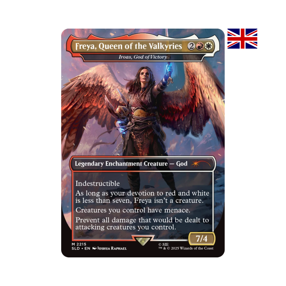 Freya Queen of the Valkyries Magic The Gathering Karte Secret Lair God of War Ragnarök Norse Set Englisch