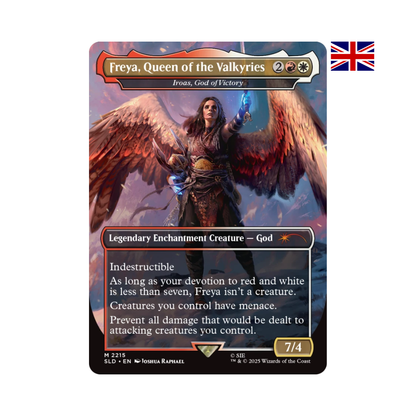 Freya Queen of the Valkyries Magic The Gathering Karte Secret Lair God of War Ragnarök Norse Set Englisch