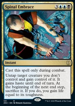 Spinal Embrace - Commander: Zendikar Rising (Rare) [101]