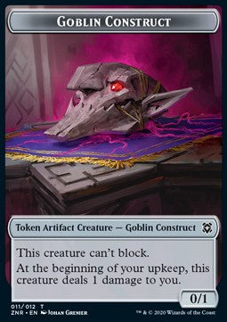 Goblin Construct Token (Artifact 0/1) - Zendikar Rising: Extras (Token) [XZNR-T11]