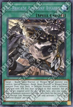 Tri-Brigade Airborne Assault (V.1 - Secret Rare) - Phantom Rage (Secret Rare) [053]