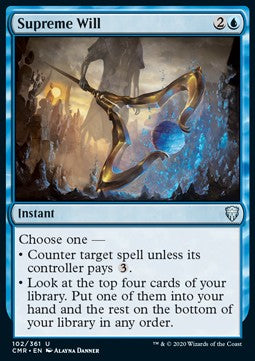 Supreme Will - Commander Legends (Uncommon) [102]