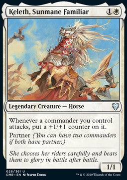 Keleth, Sunmane Familiar - Commander Legends (Uncommon) [28]