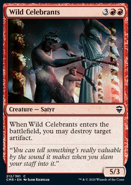 Wild Celebrants - Commander Legends (Common) [212]