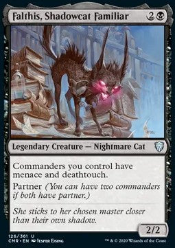 Falthis, Shadowcat Familiar - Commander Legends (Uncommon) [126]