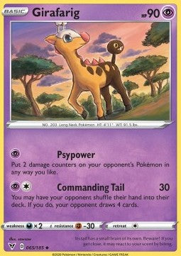 Girafarig - Vivid Voltage (Uncommon) [65]