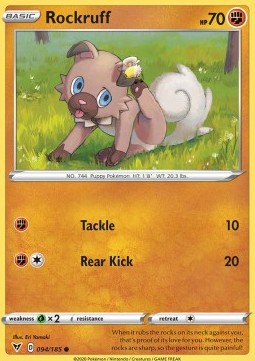 Rockruff - Vivid Voltage (Common) [94]