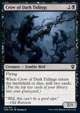 Crow of Dark Tidings - Commander Legends (Common) [115]