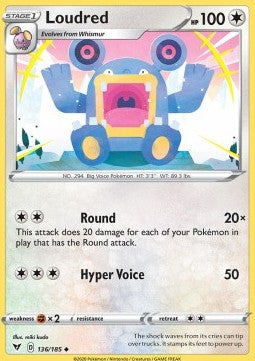 Loudred - Vivid Voltage (Uncommon) [136]