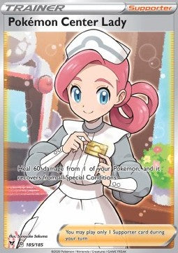 Pokémon Center Lady - Vivid Voltage (Ultra Rare) [VIV-185]