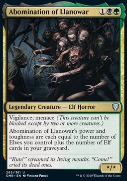 Abomination of Llanowar - Commander Legends (Uncommon) [265]