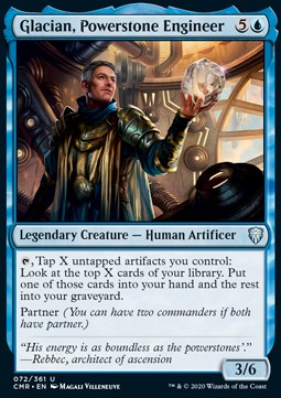 Glacian, Powerstone Engineer - Commander Legends (Uncommon) [72]